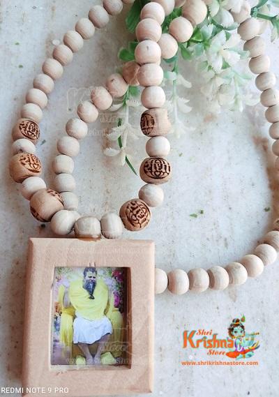 Shri Premanand Govind Sharan Ji Maharaj Kadam Wood Locket Mala