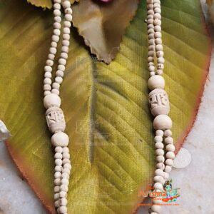 Shri Radha Naino Bhaktmal Locket Original Tulsi Beads Mala 20 Inches Length