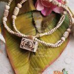 Shri Radha Naino Bhaktmal Locket Original Tulsi Beads Mala 20 Inches Length