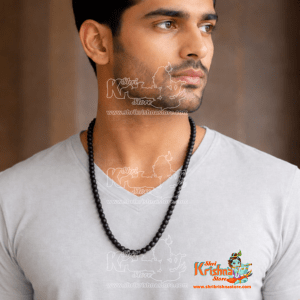 108 Shyam Black Original Tulsi Beads Kanthi Mala