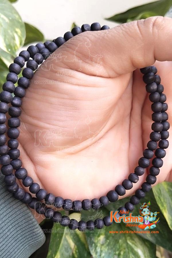 108 Shyam Black Original Tulsi Beads Kanthi Mala