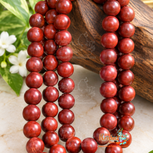 Red Pure Sandalwood Chandan Beads Mala