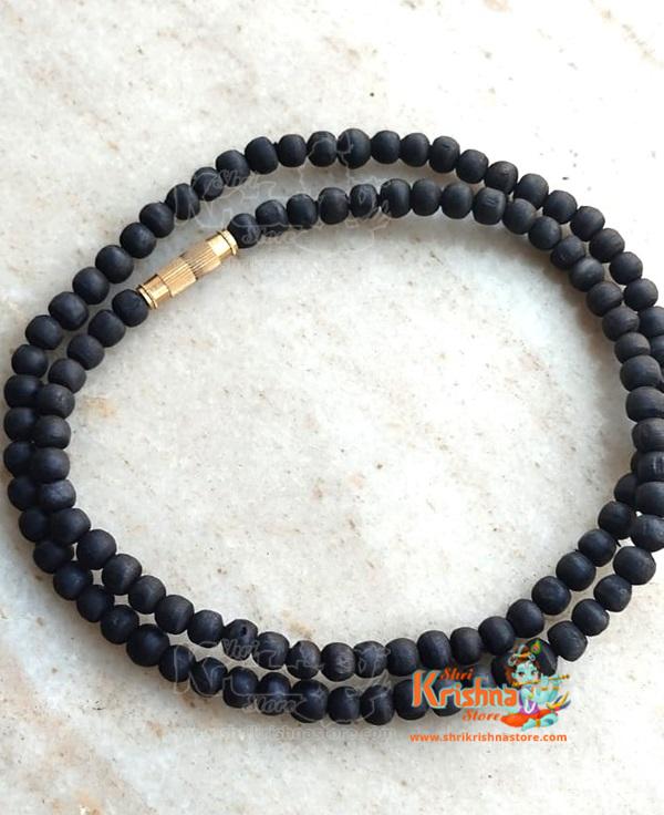 108 Shyam Black Original Tulsi Beads Kanthi Mala