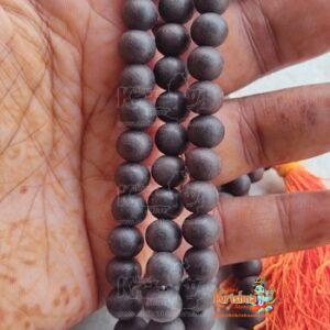 100% Natural Unpolished Karungali Malai / Natural Black Ebony