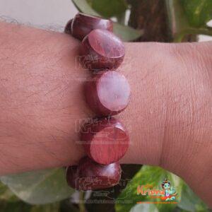 Pure Red Sandalwood Bracelet