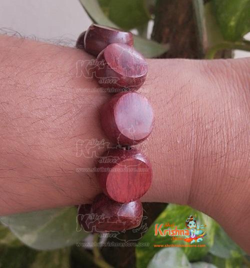Pure Red Sandalwood Bracelet