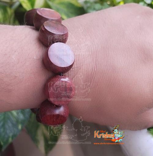 Pure Red Sandalwood Bracelet