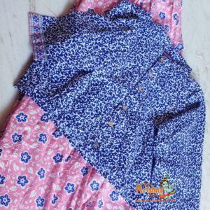 Pink and Black Color Gopi Dress-Traditional Look