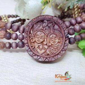 Radha Krishna Tulsi Beads Bracelet- Traditional Look Bracelet