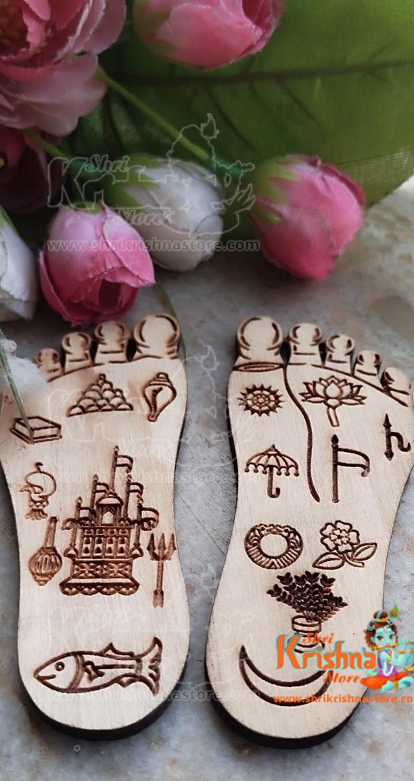 Shri Radha Charan Naam Sewa For Home Temple