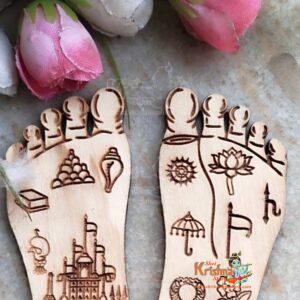 Shri Radha Charan Naam Sewa For Home Temple