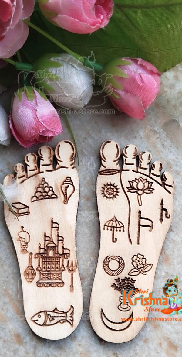 Shri Radha Charan Naam Sewa For Home Temple