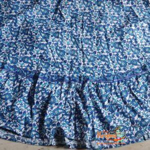 Sky Blue Cotton Iskcon Gopi Dress Outfit Buy Online