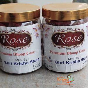 Rose Premium Dhoop Cone- Pack of Two
