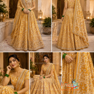 Yellow Cotton Gopi Dress Outfit Buy Online