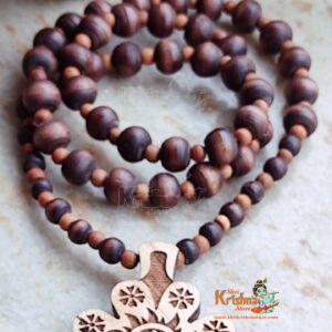 Flower Design Tulsi Locket Mala-Traditional Look