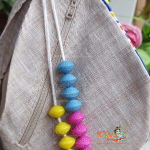 Made in Vrindavan dham by www.shrikrishnastore.com. Each and every one of these Locket Mala is a work of Very Fine Hand art.