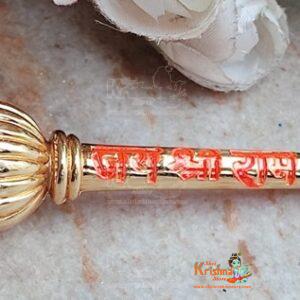 Brass Made Hanuman Ji Small Gada for Keeping in Home Temple or Gifting to Hanuman ji