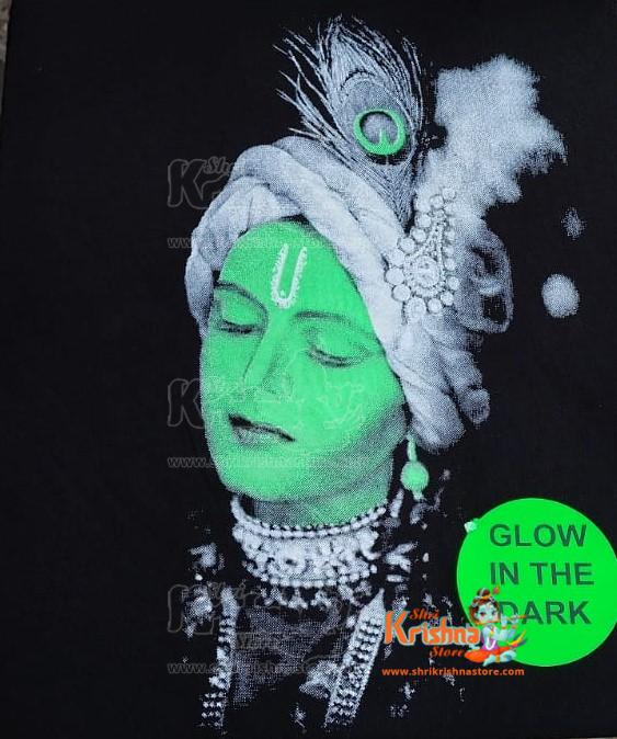 Krishna Night Glowing T-shirt