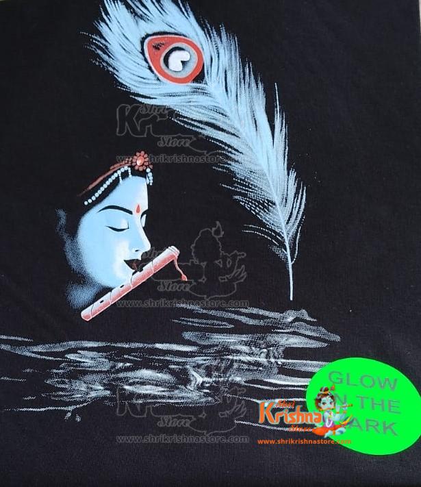 Krishna Mor Pankh T -Shirt