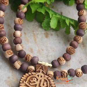 Shri Ram Tulsi Locket Mala with Ram Tulsi Beads