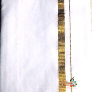 Ganga Jamuna Dhoti Set White Colour