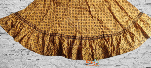 Yellow Cotton Gopi Dress Outfit Buy Online