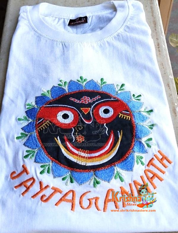 Jagantah Ji Embording Designer T-Shirt