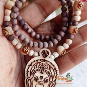 Jai Ganesh Tulsi Locket Mala