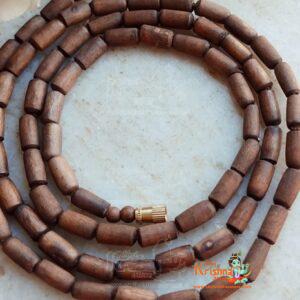 Shyama Tulsi Brown Beads 3 Round Kanthi Mala