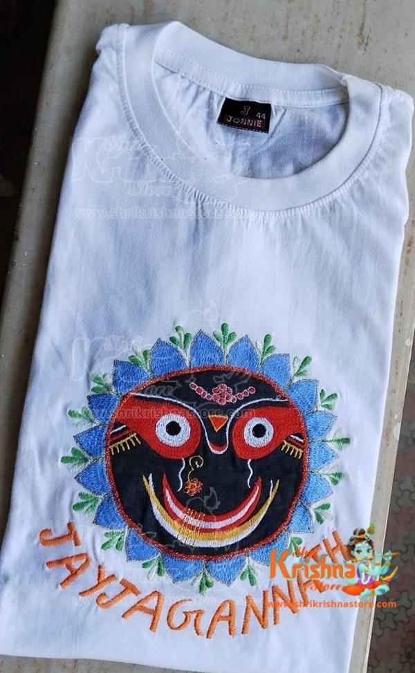 Jagantah Ji Embording Designer T-Shirt
