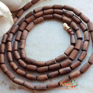 Shyama Tulsi Brown Beads 3 Round Kanthi Mala