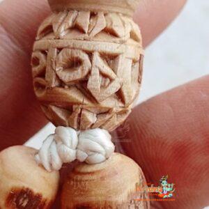 Original Tulsi Japa Mala 108 Beads with Radha Krishna Meru Mani in Super quality - Traditional