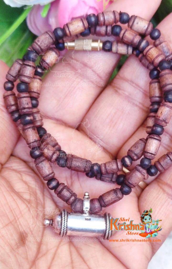 Tulsi Kavach Mala In Silve
