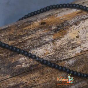 Handmade Original Tulsi Shyma Black Beads Kanthi Mala Necklace