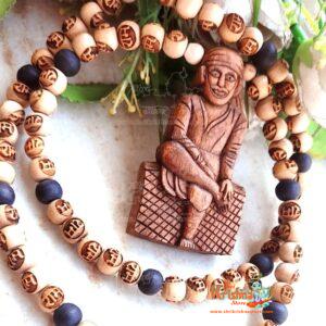 Hande Made Sai Baba Locket Design Tulsi Mala