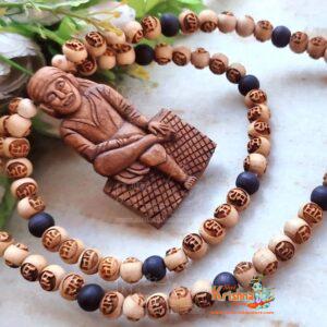 Hande Made Sai Baba Locket Design Tulsi Mala