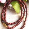 Red Chandan Sandalwood Mala For Neck Design