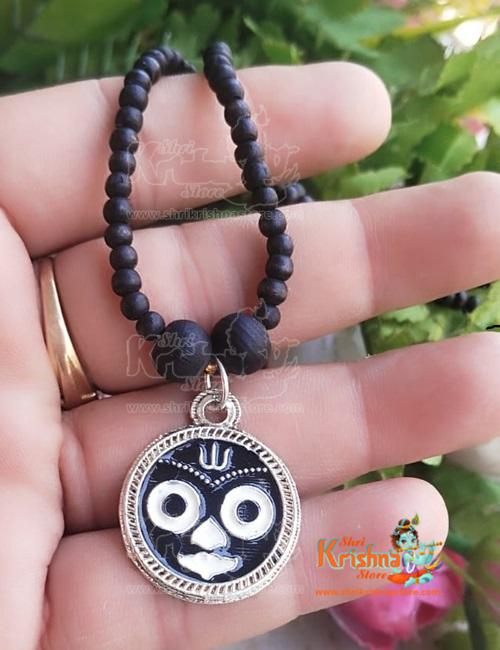 Shri Jagannath Ji Locket With Shyama Black Kanthi Mala