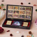 Golden Plated Mahadev Shiv Shankar Bhole 12 Jyotriling Pooja Box