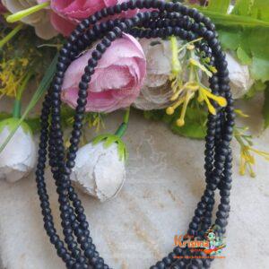 Iskcon Super Fine Shyama Tulsi Beads 3 Round Kanthi Mala – Premium