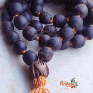 54 Rounds Beads Shyama Black Tulsi Japa Mala – Premium Quality