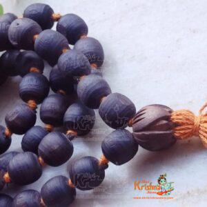 54 Rounds Beads Shyama Black Tulsi Japa Mala – Premium Quality