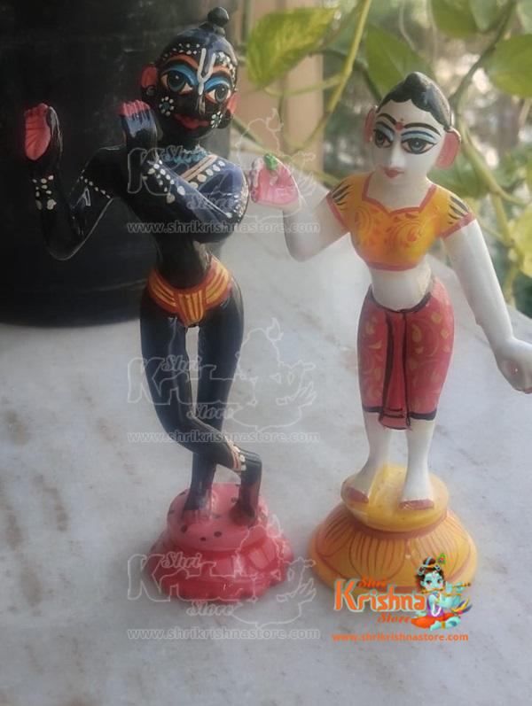 Radha Krishna Jugal Jodi in Brass Idol