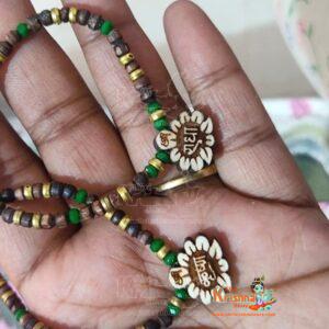 Radha Krishna Baal Gopal Ji Tulsi Mala Haar – Pack of 2