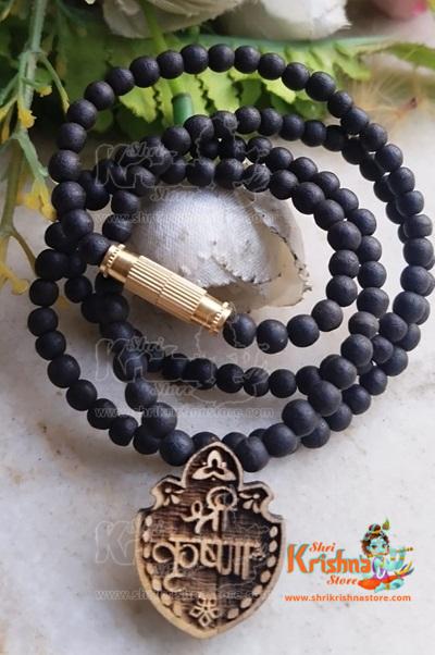 Shri Krishn Design Locket Tulsi Mala