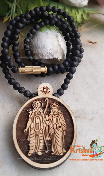 Sitaram ji Beautiful Design Locket Tulsi Mala