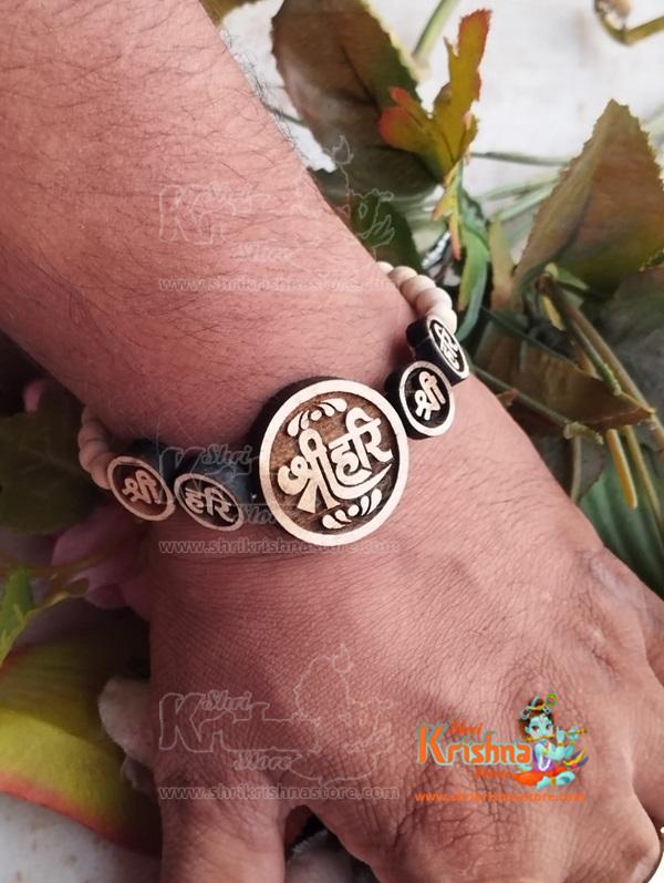 Shri Hari Naam Tulsi Bracelet-Traditional Look Bracelet
