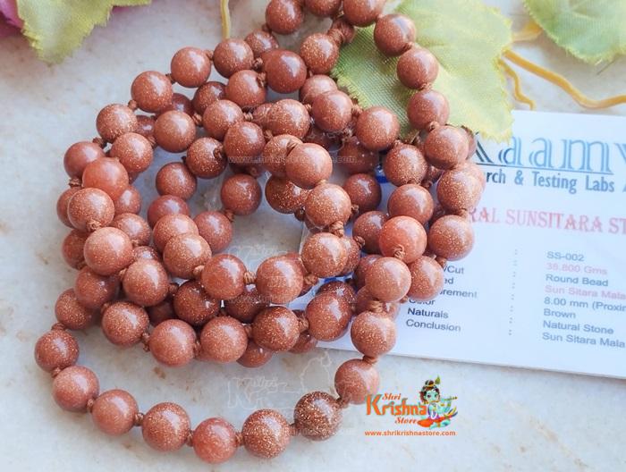 Sun Sitara Stone Original Certified Mala
