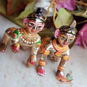 2 No Bal Radha Rani Beautiful Design Pair